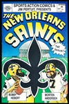 Spring 1988 Sports Actions Comics & Jim Pertuit “The New Orleans Saints” Comic Book- 1st Issue!