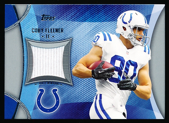 2013 Topps Football- “Relics”- #TR-CF Coby Fleener, Colts