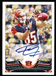 2013 Topps Football- “Rookie Autographs”- #407 Tyler Eifert, Bengals