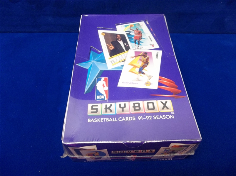 1991-92 SkyBox Bskbl.- 1 Unopened Series 1 Box