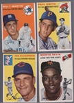 1954 Topps Baseball- 4 Diff