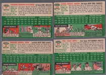 1954 Topps Baseball- 4 Diff