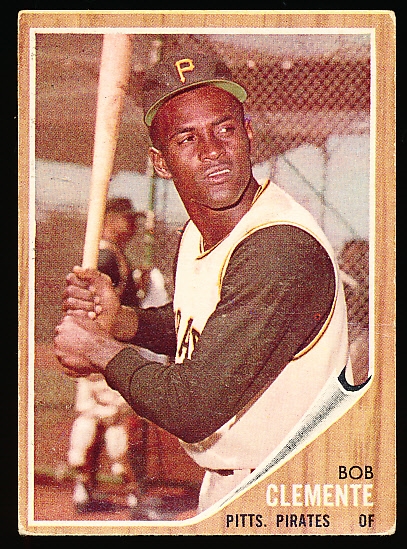 1962 Topps Bb- #10 Bob Clemente, Pirates