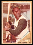 1962 Topps Bb- #10 Bob Clemente, Pirates