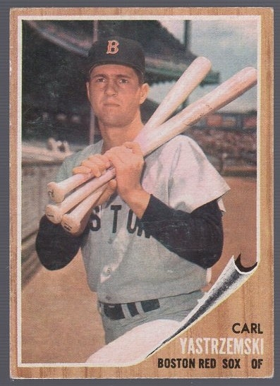 1962 Topps Bb- #425 Carl Yastrzemski, Red Sox