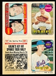 1969 Topps Bb- 4 in 1 Closter-Cumberland/ Cannizzaro/ Kaline WS/ Hendley