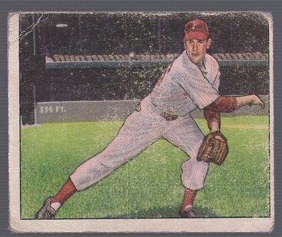 1950 Bowman Bb- #32 Robin Roberts, Phillies