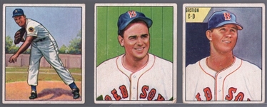 1950 Bowman Bb- 3 Diff Low#’s