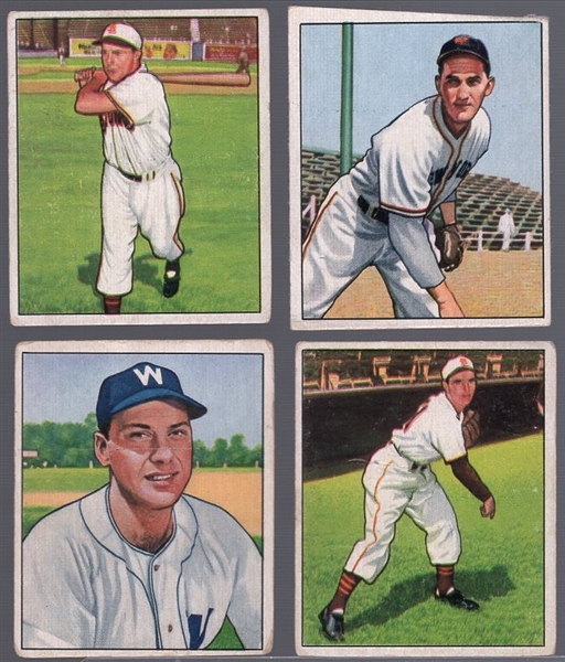1950 Bowman Bb- 4 Diff Low #’s