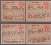 1950 Bowman Bb- 4 Diff- All with dated copyright backs