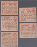 1950 Bowman Bb- 5 Diff- All with dated copyright backs