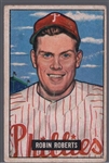 1951 Bowman Baseball- #3 Robin Roberts, Phillies
