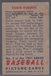 1951 Bowman Baseball- #3 Robin Roberts, Phillies