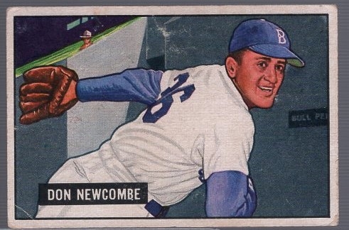 1951 Bowman Baseball- #6 Don Newcombe, Dodgers