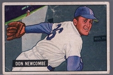 1951 Bowman Baseball- #6 Don Newcombe, Dodgers