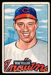 1951 Bowman Bb- #30 Bob Feller, Indians