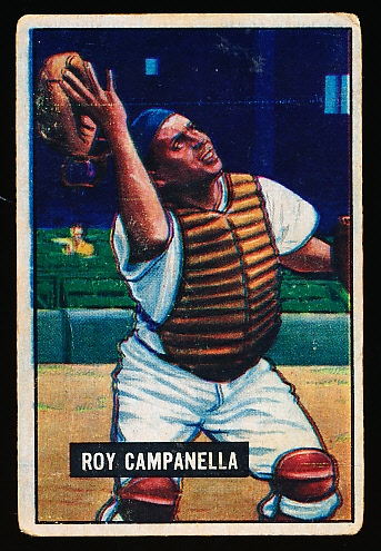 1951 Bowman Bb- #31 Roy Campanella, Brooklyn Dodgers