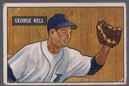 1951 Bowman Bb- #46 George Kell, Tigers