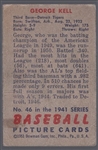 1951 Bowman Bb- #46 George Kell, Tigers