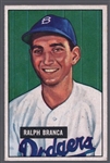 1951 Bowman Bb- #56 Ralph Branca, Dodgers