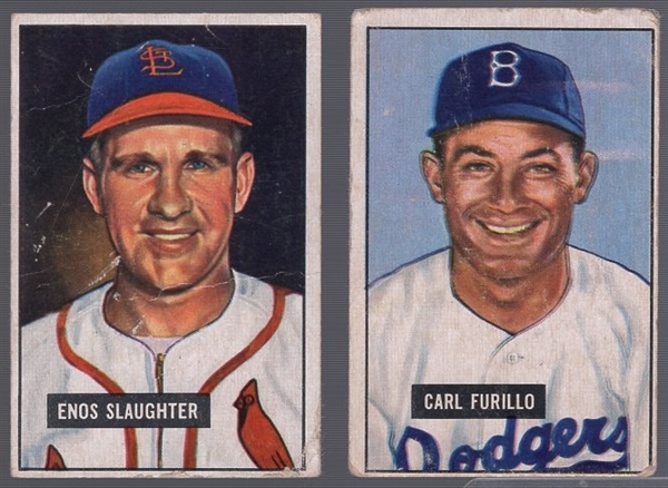 1951 Bowman Bb- 2 Cards