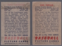 1951 Bowman Bb- 2 Cards