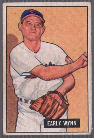 1951 Bowman Bb- #78 Early Wynn, Cleveland