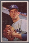 1953 Bowman Bb Color- #12 Carl Erskine, Brooklyn Dodgers