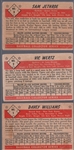 1953 Bowman Bb Color- 3 Diff