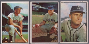 1953 Bowman Bb Color- 3 Diff