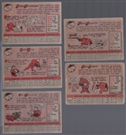 1958 Topps Bb- 5 Diff