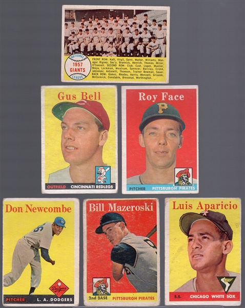 1958 Topps Bb- 6 Diff