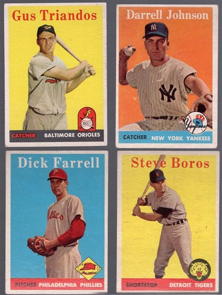 1958 Topps Bb- 20 Diff