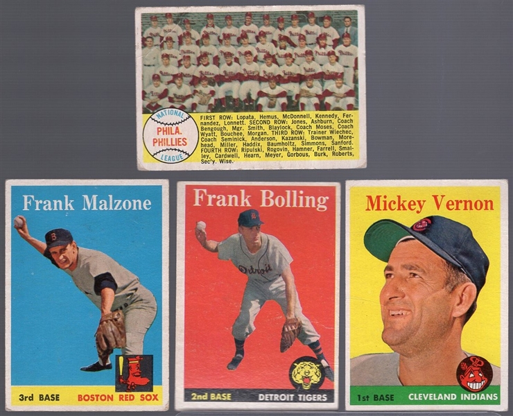 1958 Topps Bb- 27 Diff