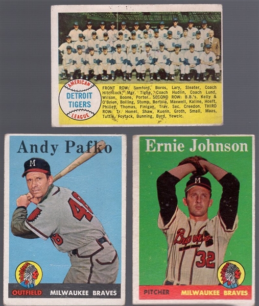 1958 Topps Bb- 30 Asst