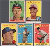 1958 Topps Bb- 5 Diff