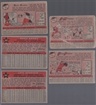 1958 Topps Bb- 5 Diff
