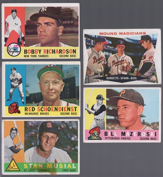 1960 Topps Bb- 5 Diff