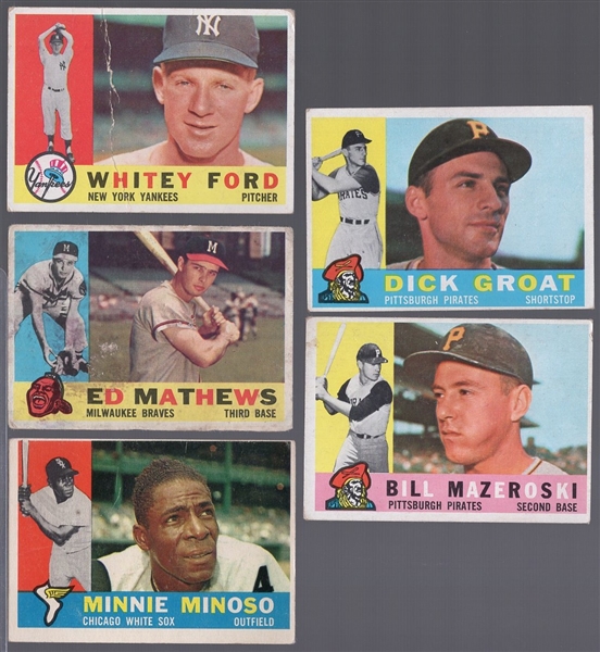 1960 Topps Bb- 5 Diff