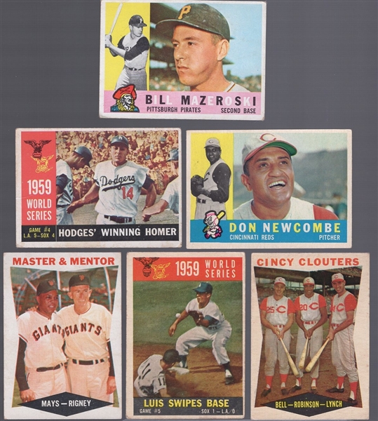 1960 Topps Bb- 6 Diff