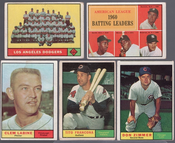 1961 Topps Bb- 75 Asst