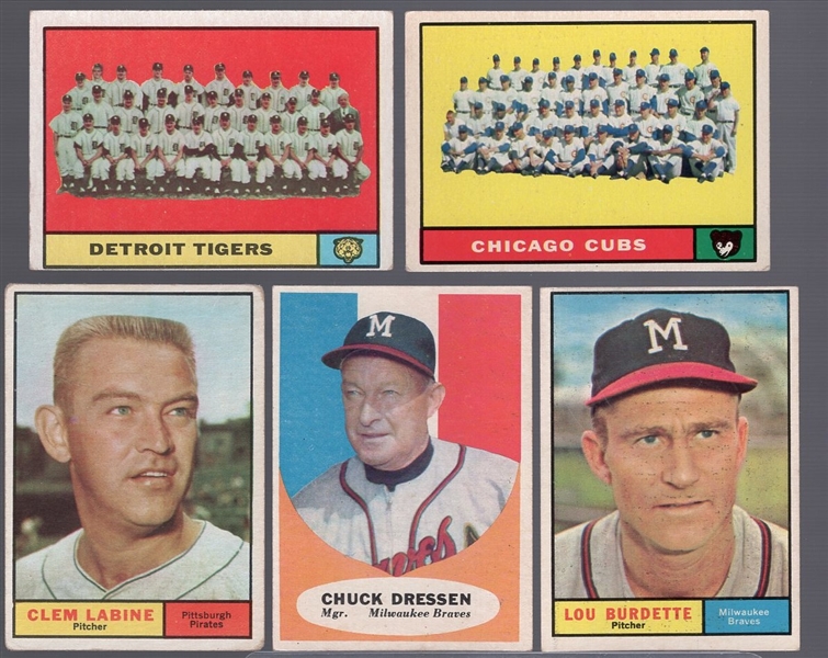 1961 Topps Bb- 75 Asst