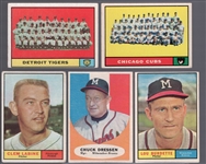 1961 Topps Bb- 75 Asst