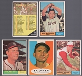 1961 Topps Baseball- 50 Asst