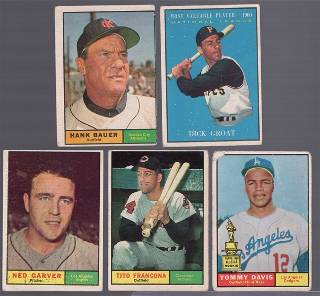 1961 Topps Bb- 70 Asst