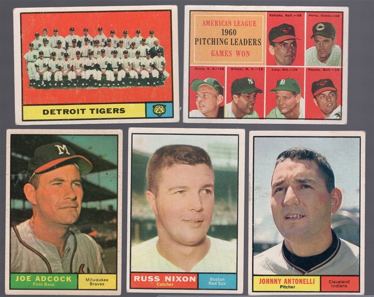 1961 Topps Baseball- 30 Diff