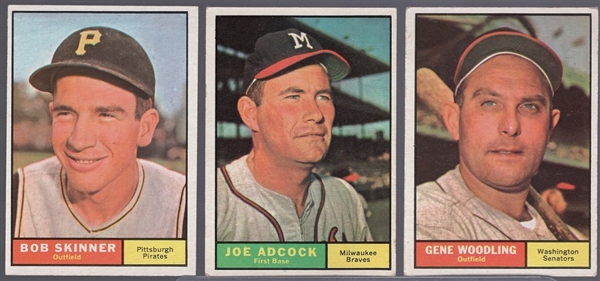 1961 Topps Baseball- 30 Diff