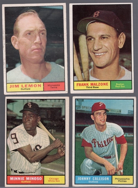 1961 Topps Baseball- 21 Diff
