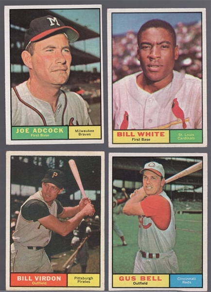 1961 Topps Baseball- 25 Diff
