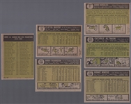 1961 Topps Bb- 6 Diff